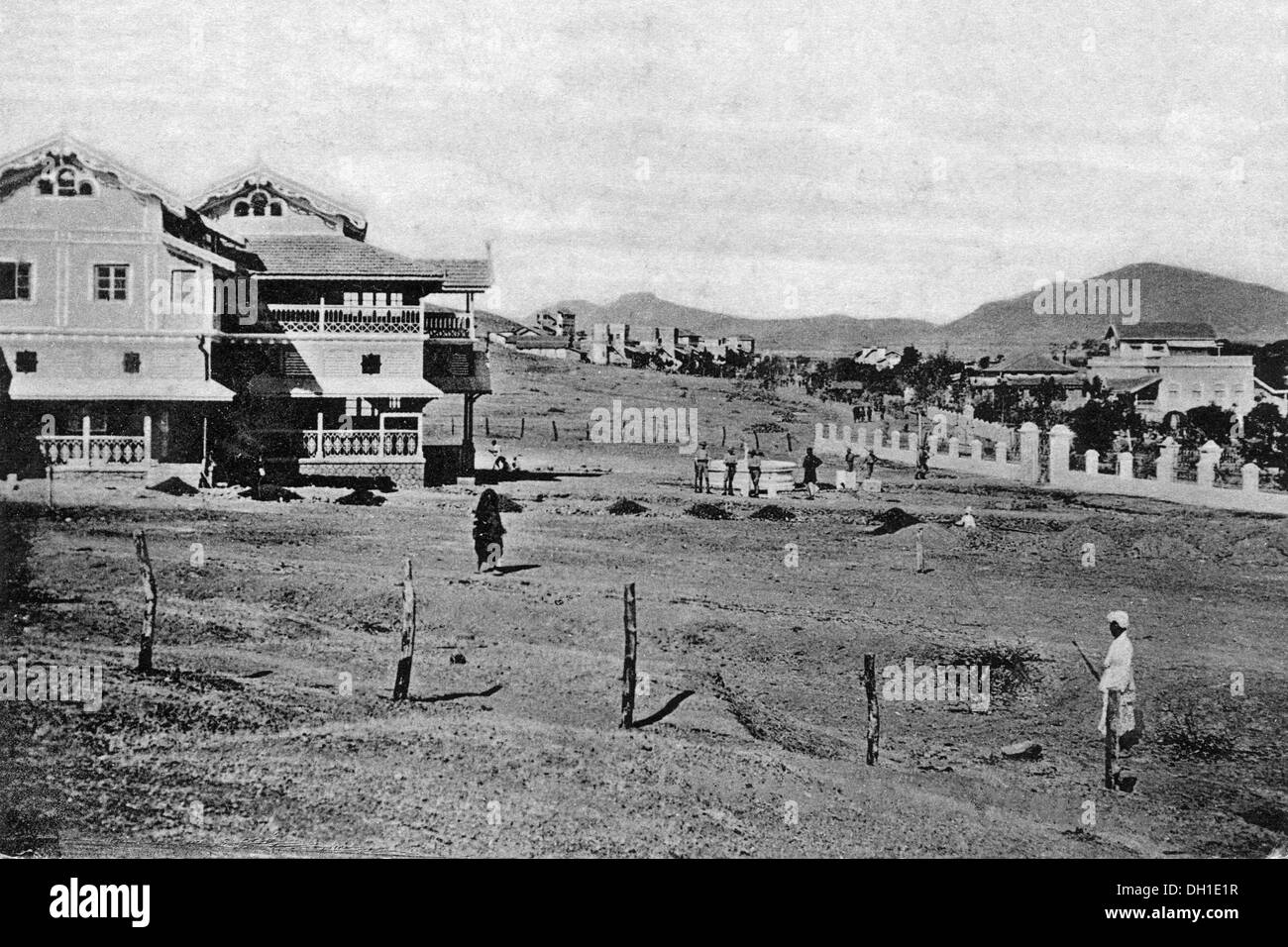 Old vintage photo de Dhondy road Deolali maharashtra Inde nashik Banque D'Images