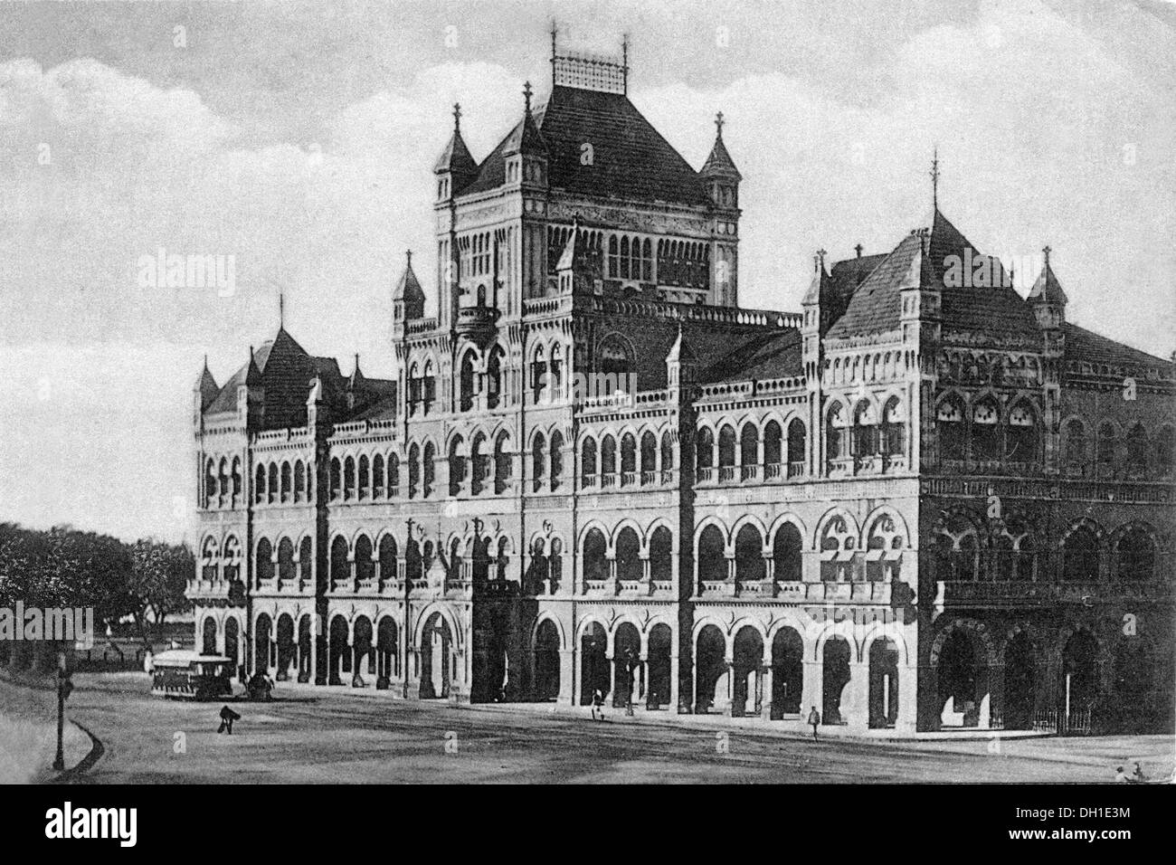 Old vintage des années 1900 Elphinstone college Bombay Mumbai maharashtra Inde - aja 183410 Banque D'Images