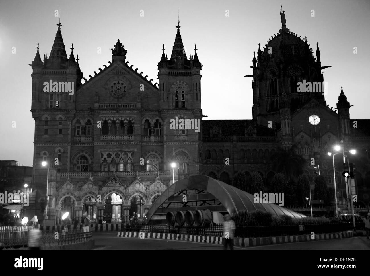 La gare Chhatrapati Shivaji de Mumbai maharashtra Inde Banque D'Images