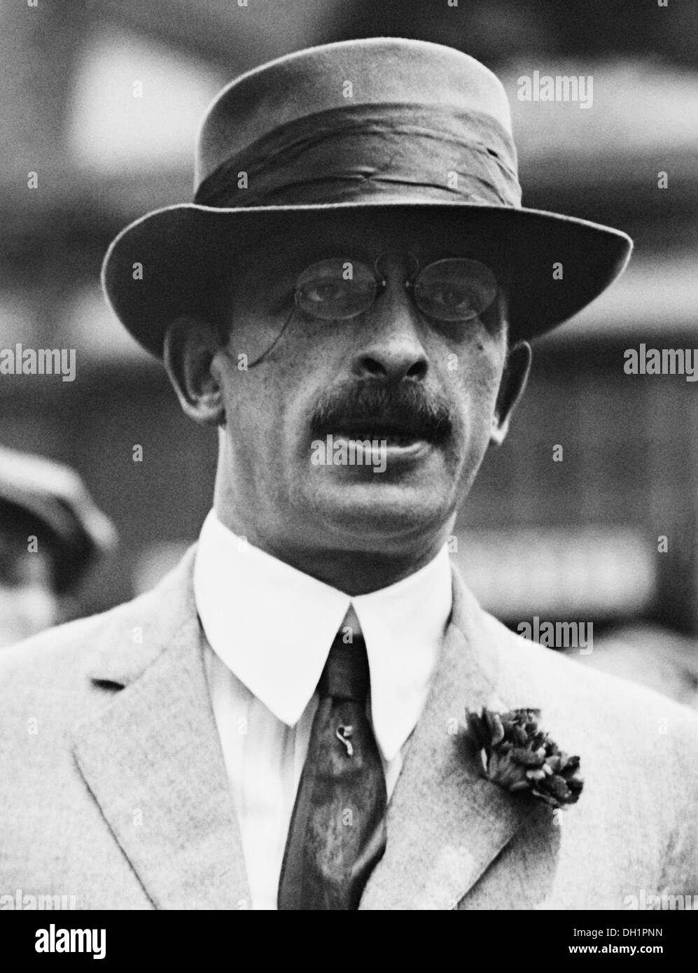 Photo vintage de l'anarchiste et auteur Alexander Berkman (1870 – 1936). Photo par bain News Service vers 1910 - 1915. Banque D'Images