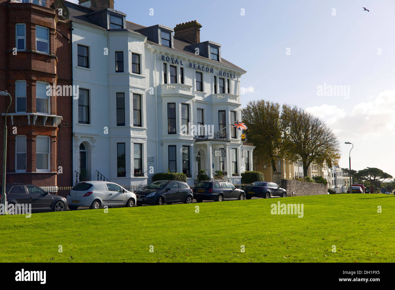 L'hôtel Beacon, le Beacon, Exmouth, Devon, UK Banque D'Images