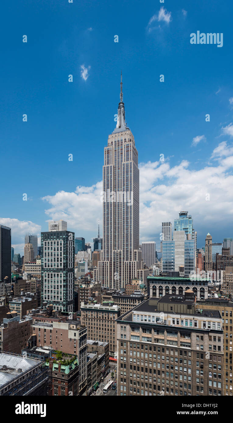 Empire State Building New York Banque D'Images