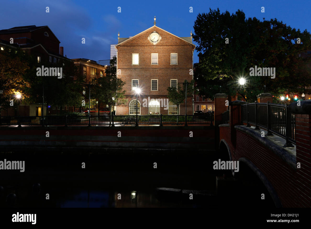 Le centre-ville de Providence, Rhode Island, USA Banque D'Images