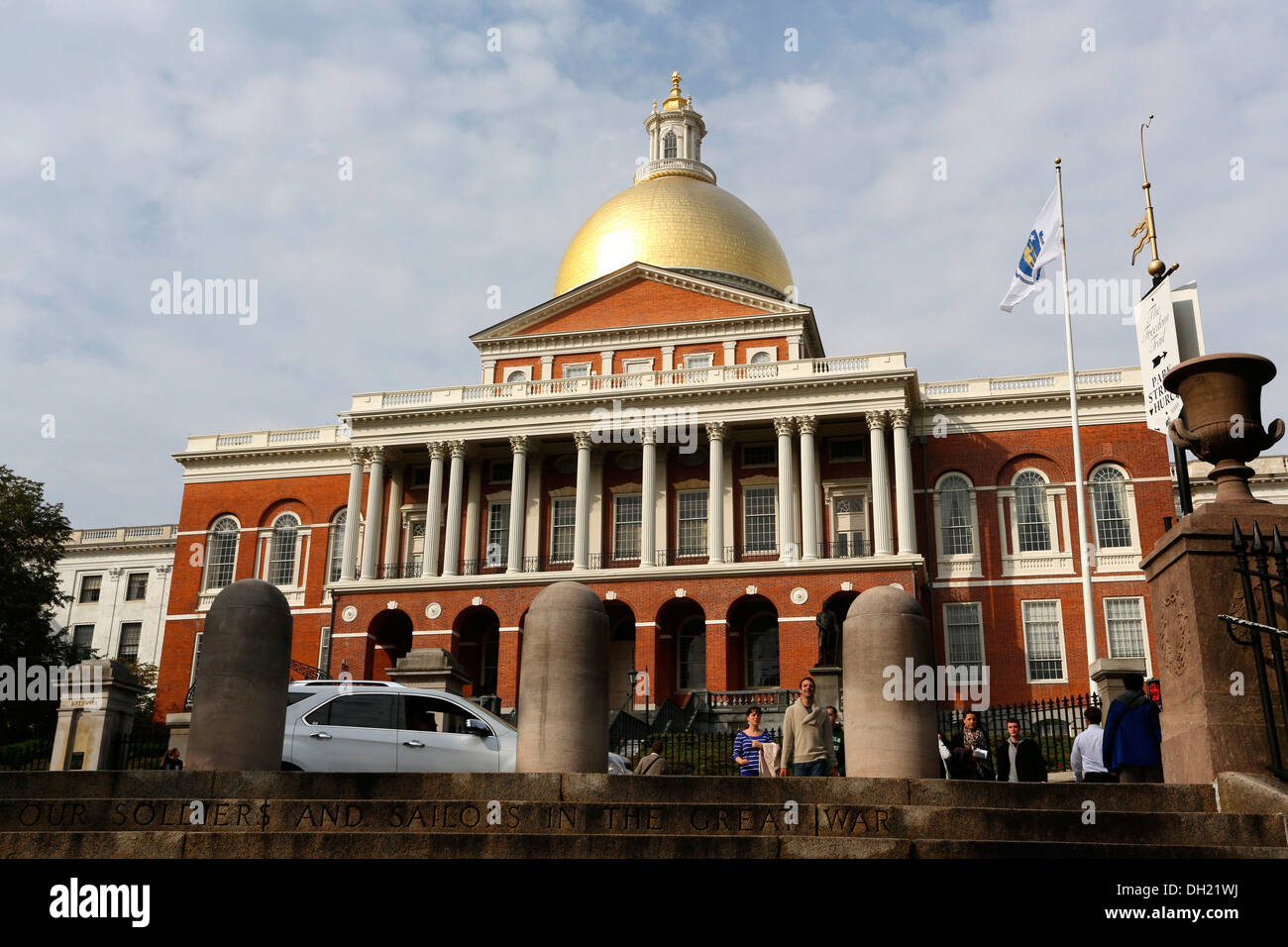 State House, Boston, Massachusetts, USA Banque D'Images