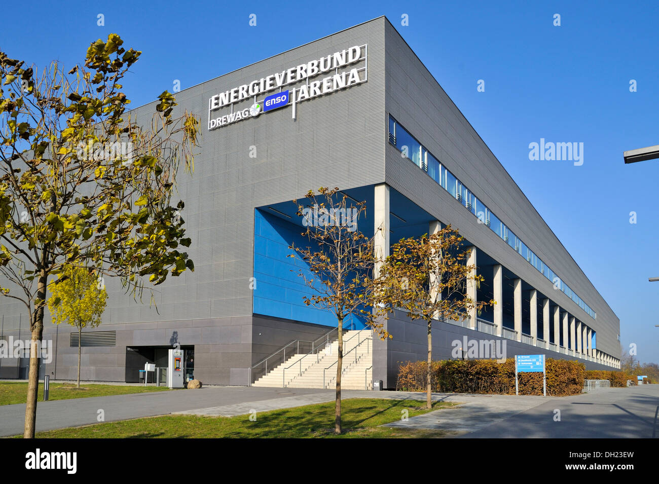 EnergieVerbund Arena, lieu de sport, Dresde, Saxe Banque D'Images