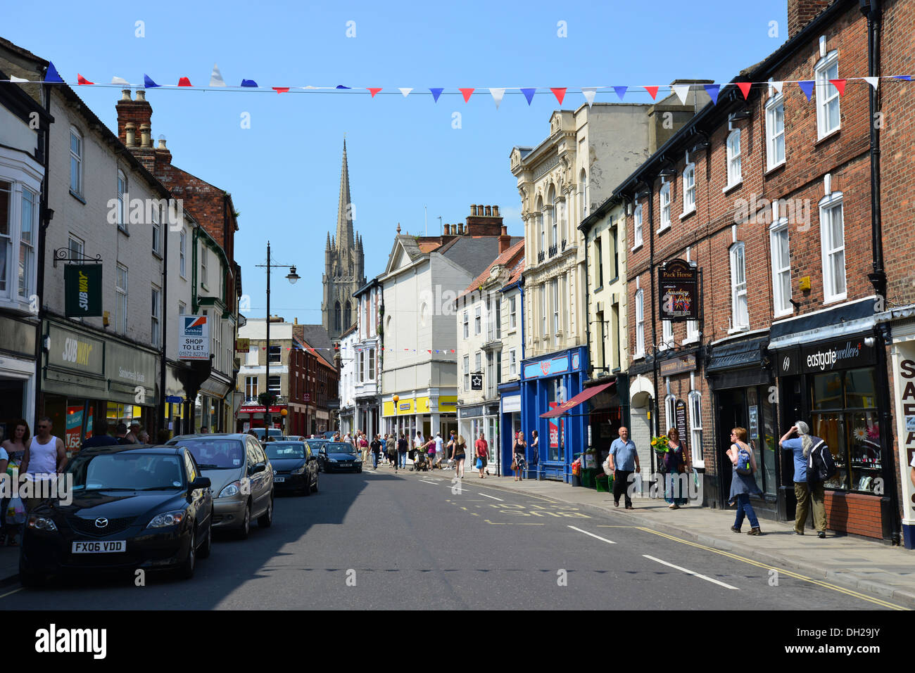 St James' Church de Eastgate, Louth, Lincolnshire, Angleterre, Royaume-Uni Banque D'Images