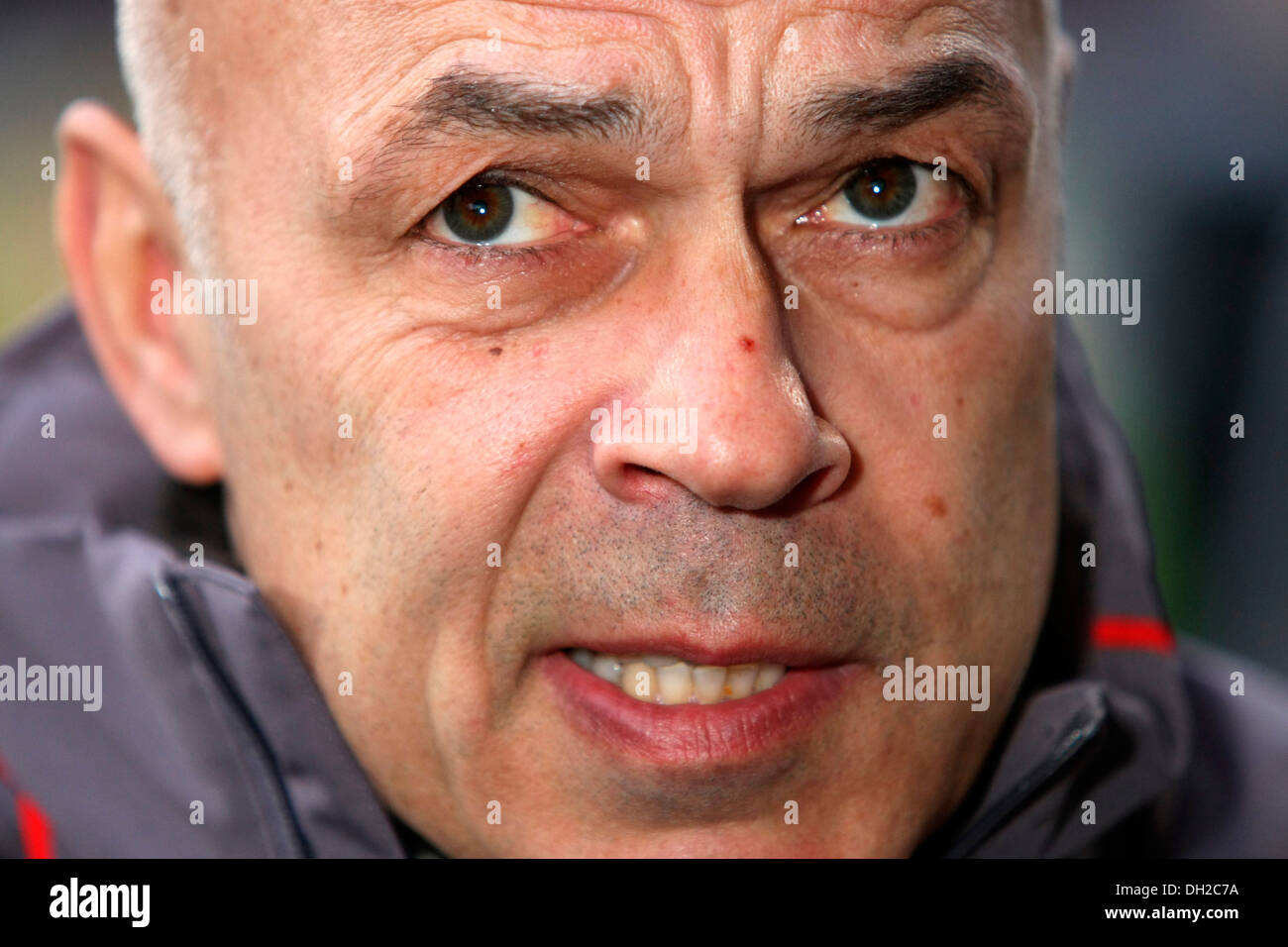 Christian Gross, entraîneur de l'équipe de Bundesliga, le VfB Stuttgart, portrait Banque D'Images