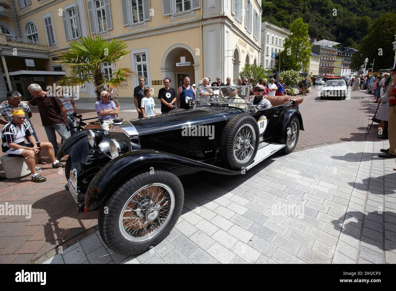 Mercedes Benz S-Tourer, construit en 1928, l'ADAC rallye de voitures anciennes Classic 2012 Mittelrhein, Bad Ems, Rhénanie-Palatinat Banque D'Images