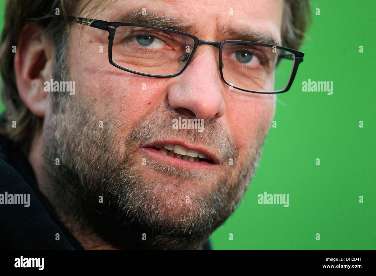 Jürgen Klopp, l'entraîneur du club de Bundesliga Borussia Dortmund, portrait, à Mayence, en Rhénanie-Palatinat Banque D'Images