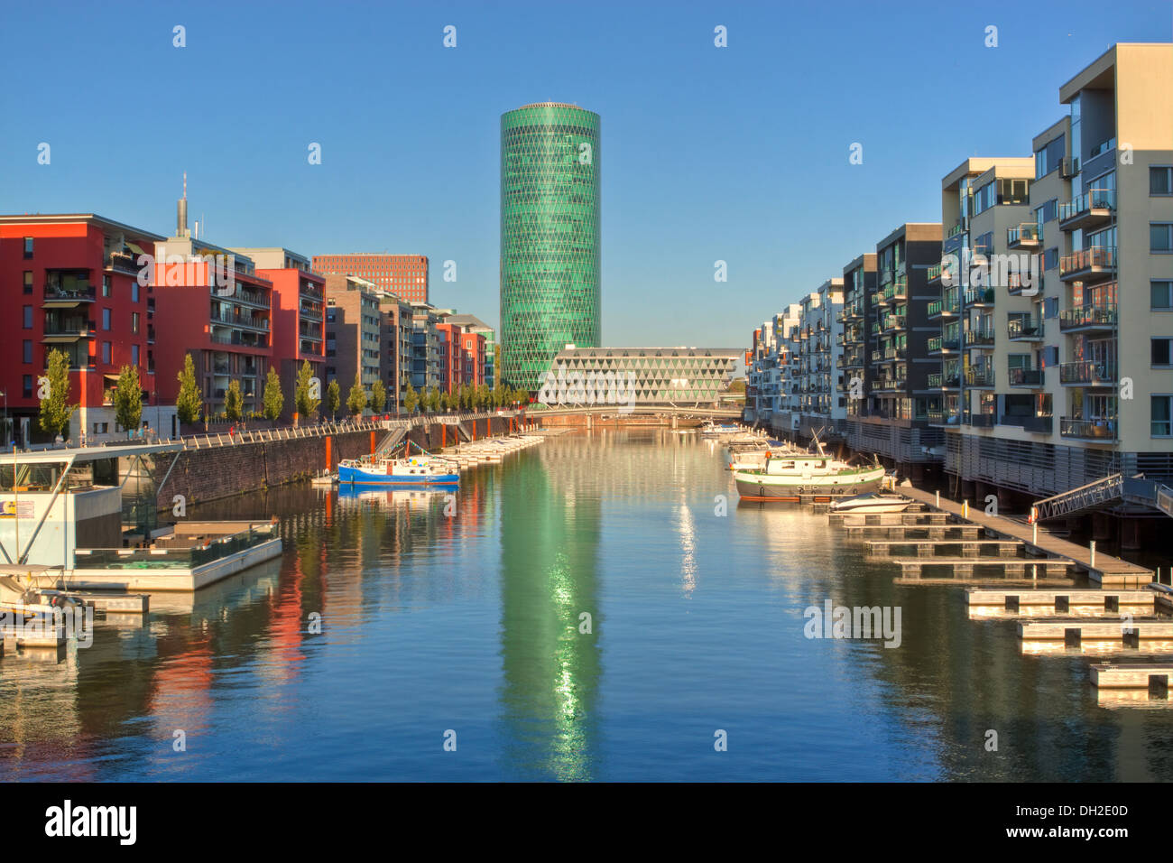 Le port de l'Ouest et la tour ouest Banque D'Images