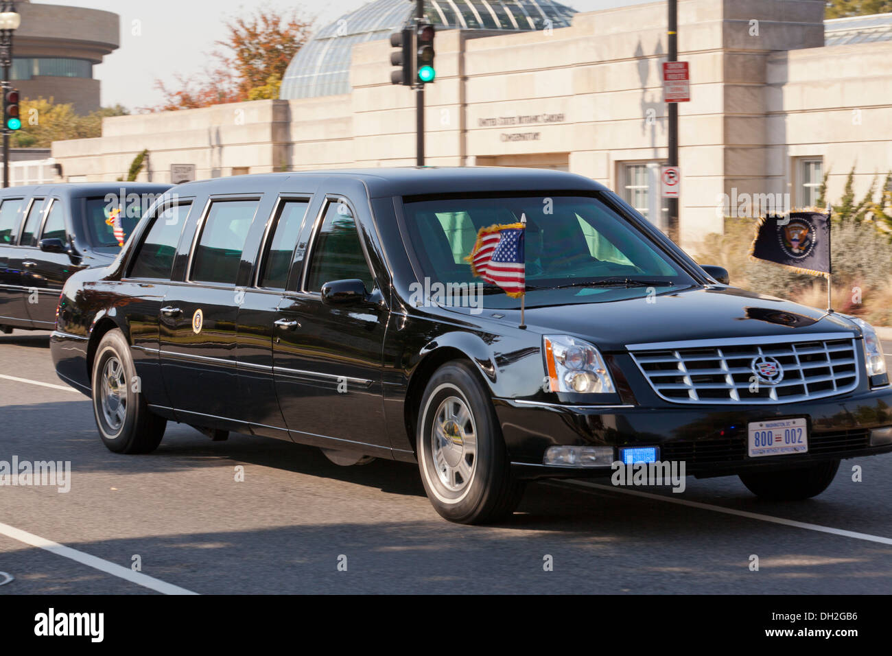 Limousine présidentielle américaine Banque D'Images