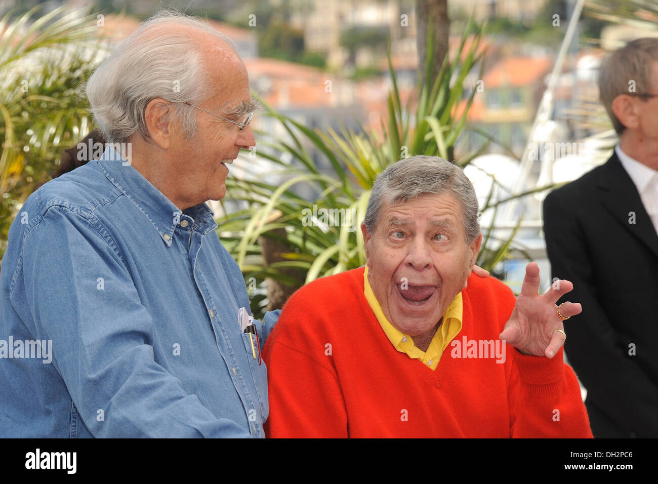 66ème édition du Festival du Film de Cannes : Jerry Lewis et Michel Legrand le 2013/05/23 Banque D'Images