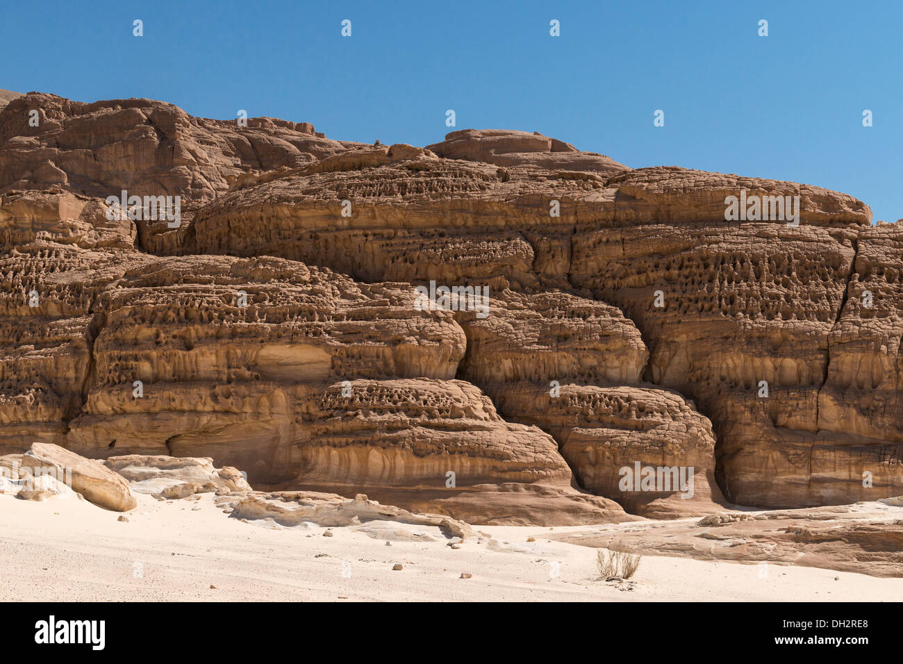 Impressions de Canyon Coloré, Sinaï, Égypte Banque D'Images