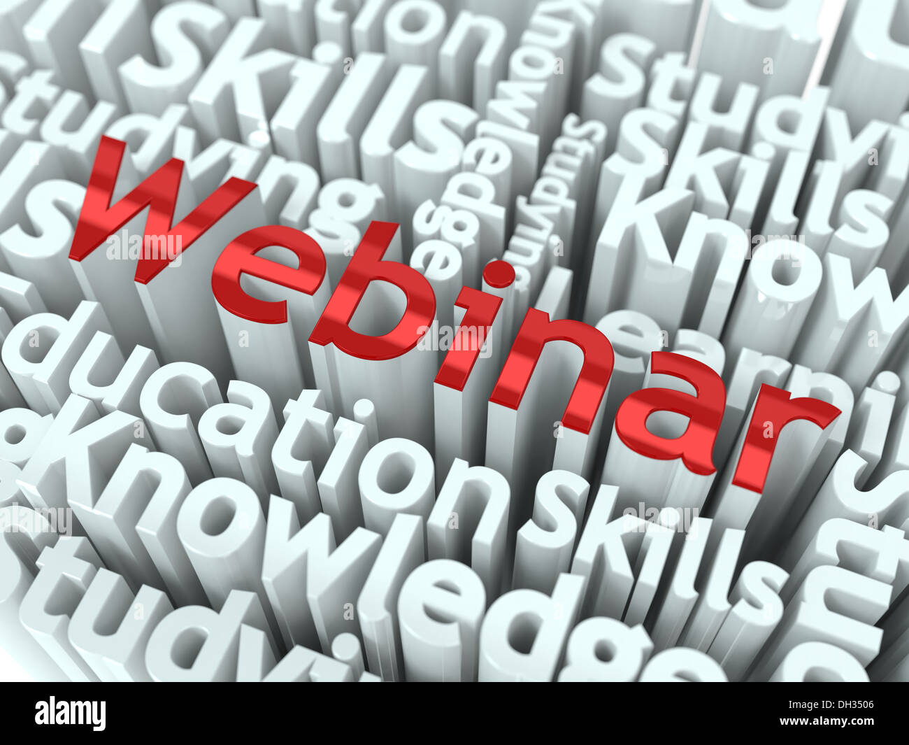 Webinaire concept Banque D'Images