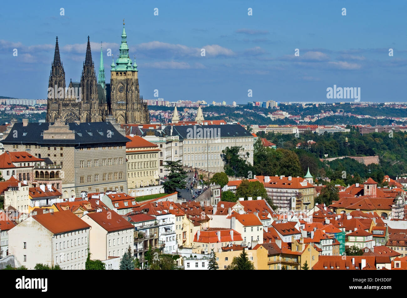 La capitale, Prague, République Tchèque Banque D'Images