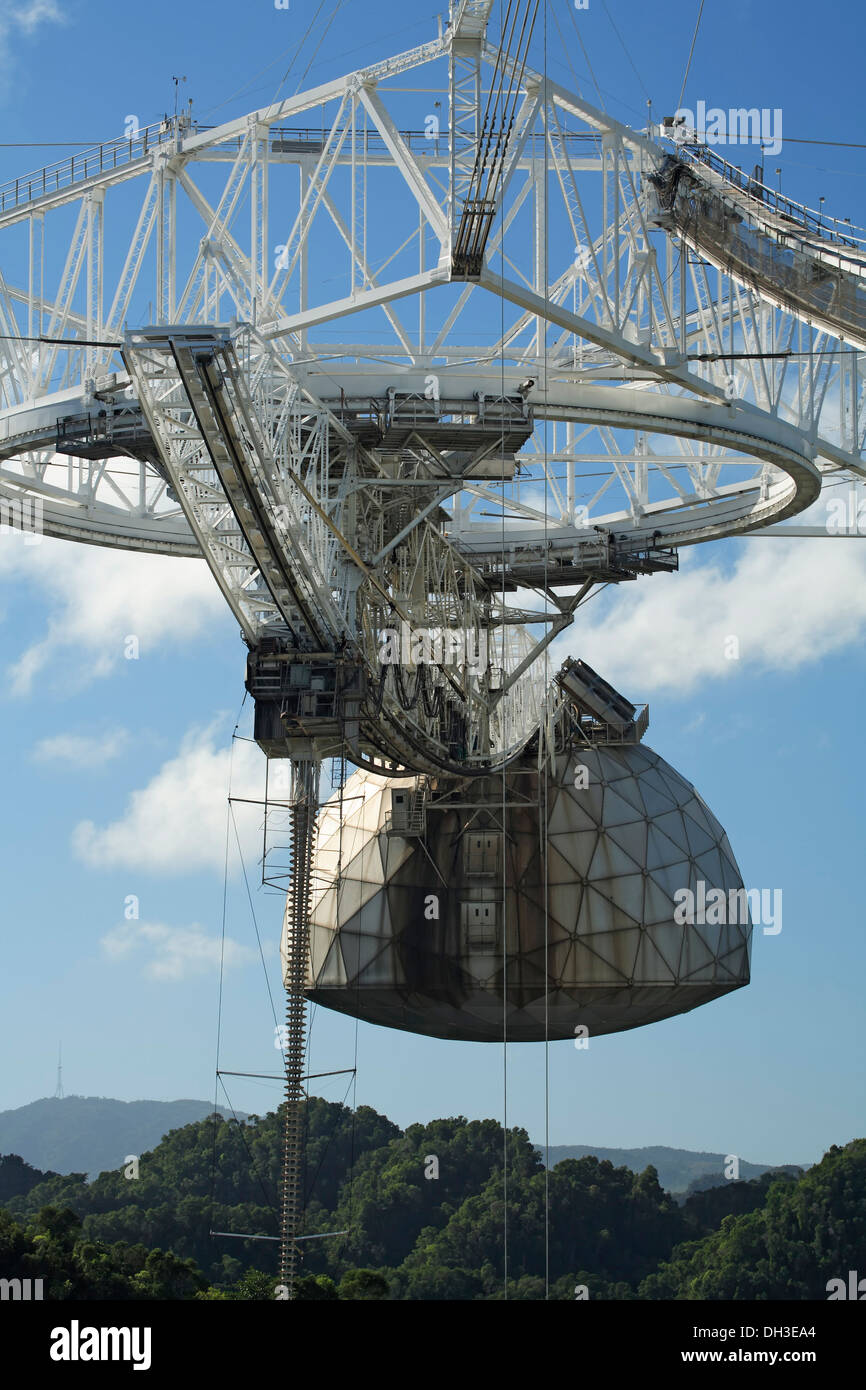 Antennes, l'Observatoire d'Arecibo, Puerto Rico, d'Arecibo Banque D'Images