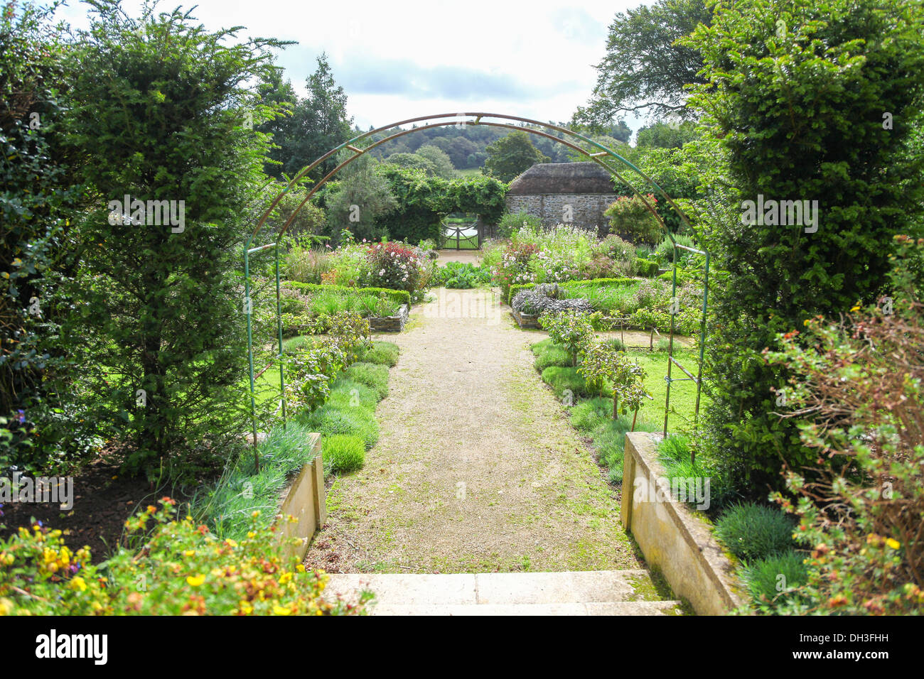 Bonython Estate Gardens, Garden, Helston, Cornwall, Angleterre, ROYAUME-UNI Banque D'Images