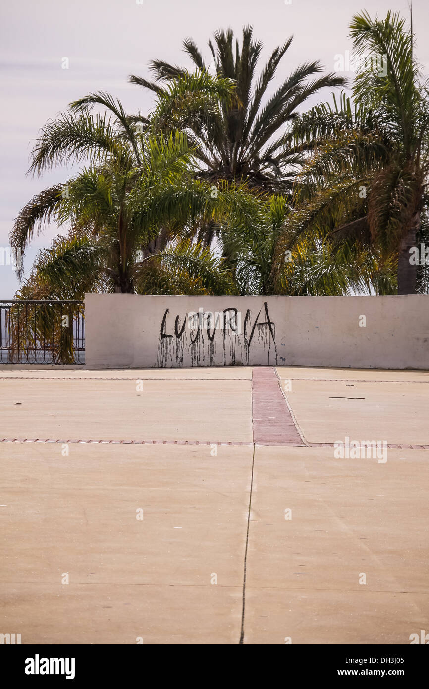 'Luxury' sur la côte de Malaga. L'Andalousie, espagne. Banque D'Images