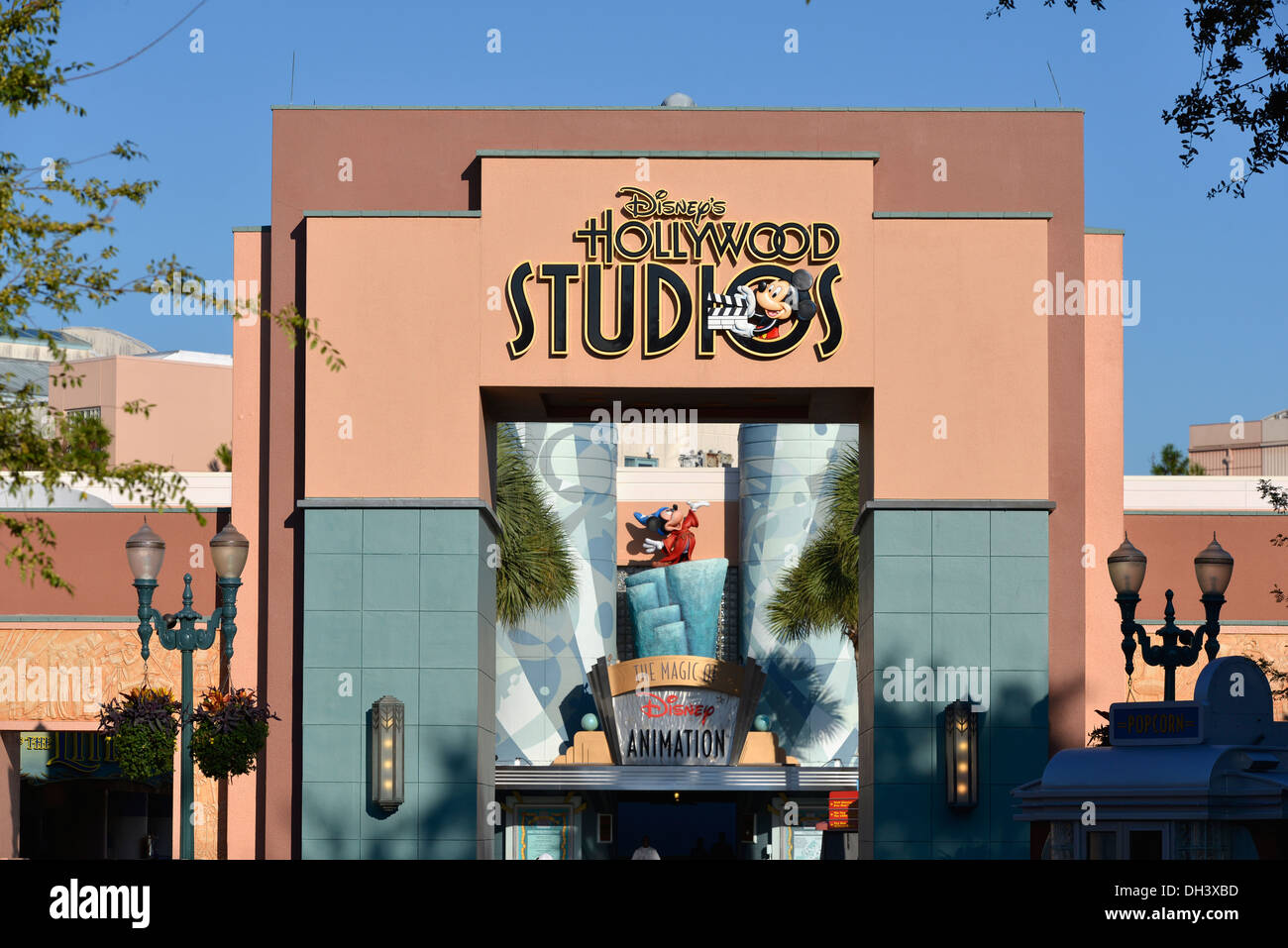 Les studios hollywoodiens, entrée à la magie de Disney Animation, Disney World, Orlando, Floride Banque D'Images