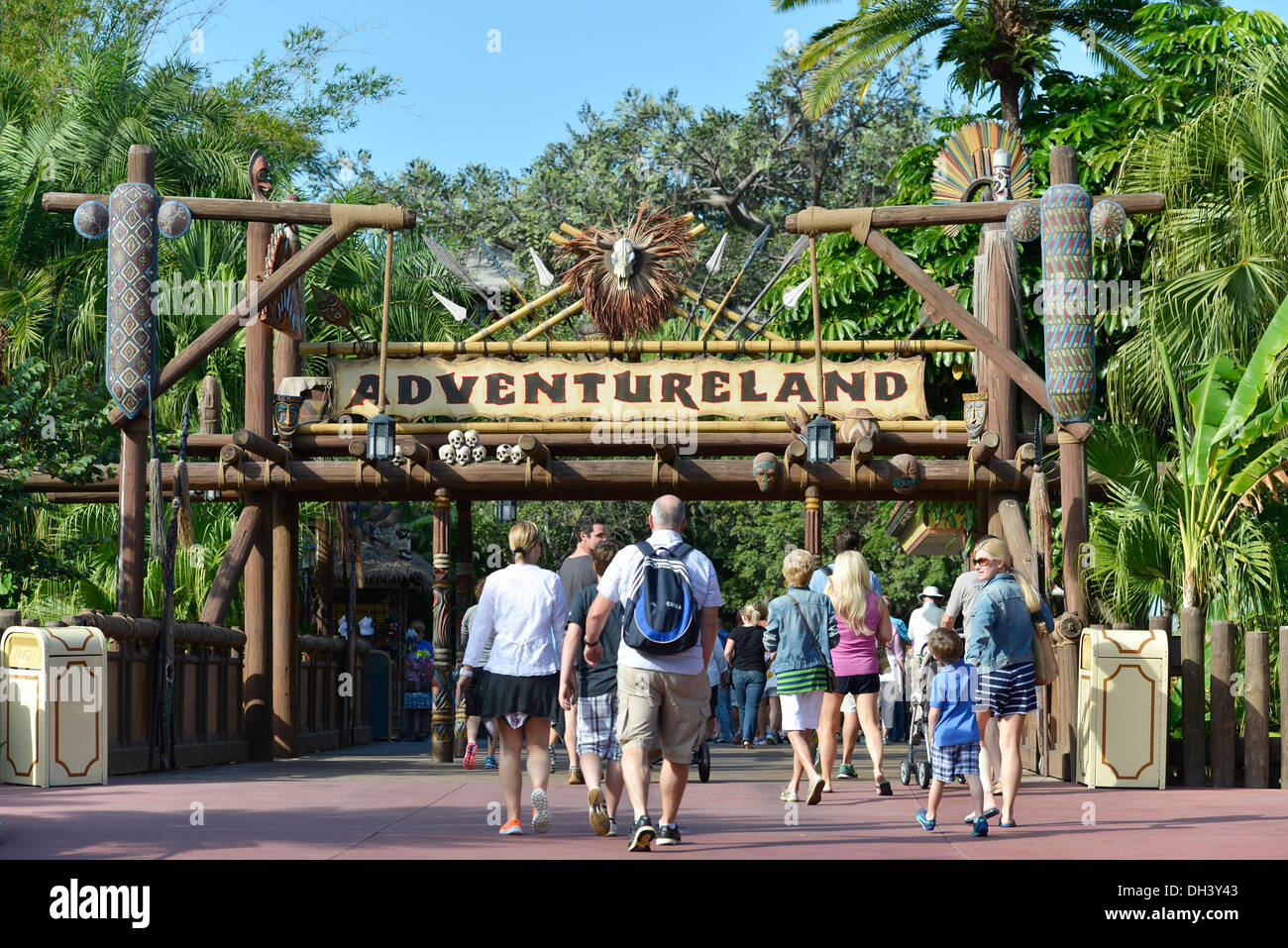 Adventureland au Magic Kingdom, Disney World Resort, Orlando en Floride Banque D'Images