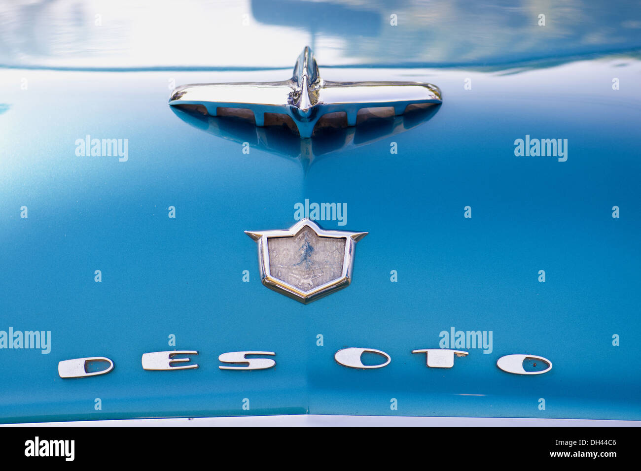 Symbole du Logo voiture antique Desoto Banque D'Images