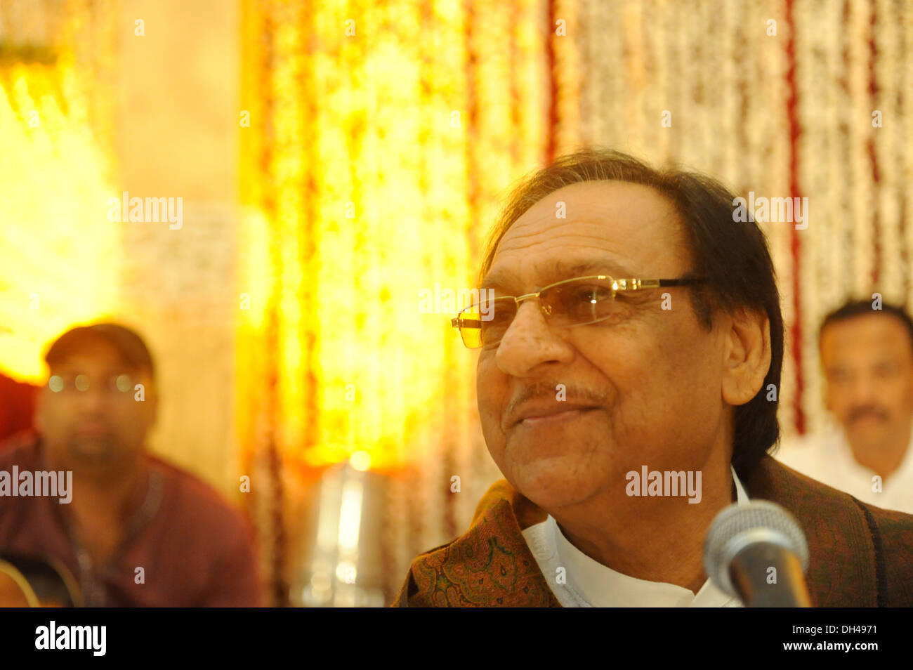 Ustad Ghulam Ali chanteur pakistanais Qual Bachon Gharana meilleurs chanteurs ghazal Banque D'Images