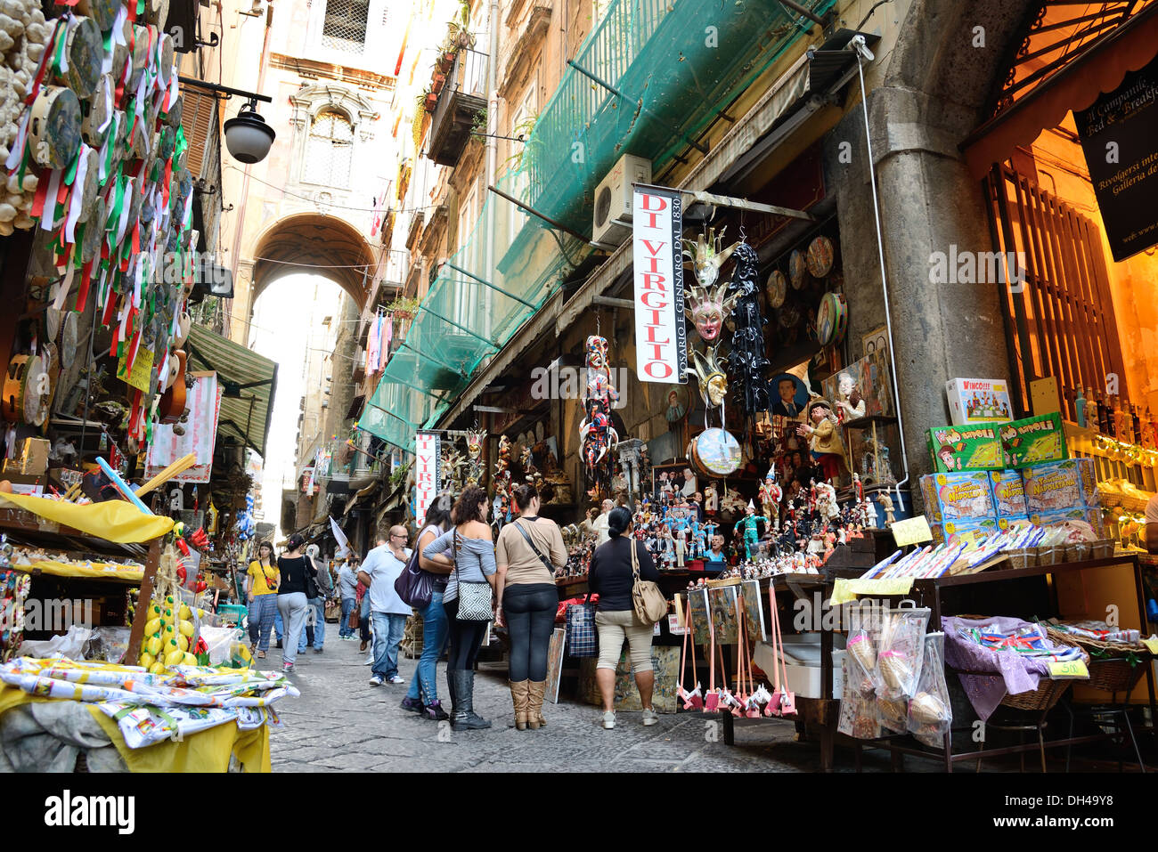 San Gregorio Armeno naples Banque D'Images