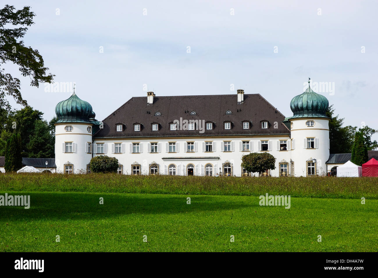 Hoehenried château près de Bernried sur le Lac de Starnberg, Berlin, Allemagne Banque D'Images