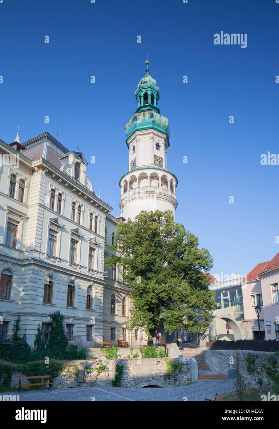 Firewatch Tower, Sopron, Hongrie, Western Transdanubia Banque D'Images