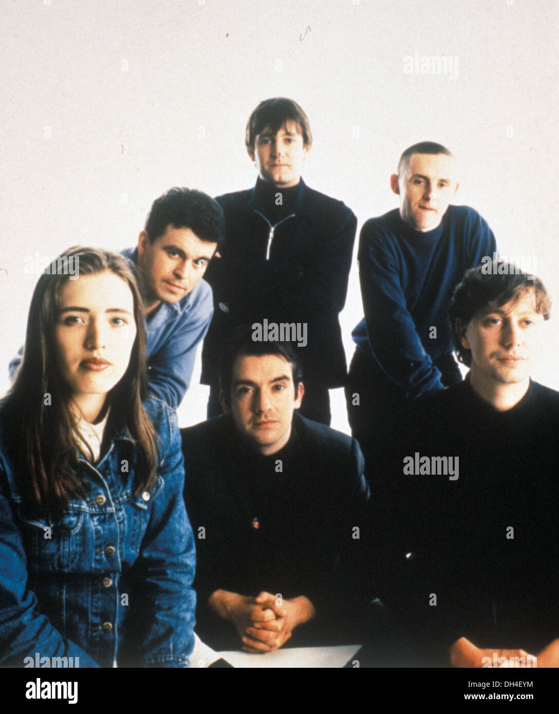 La belle photo de promotion du groupe de rock anglais avec Jacqui Abbott sur 1995 Banque D'Images