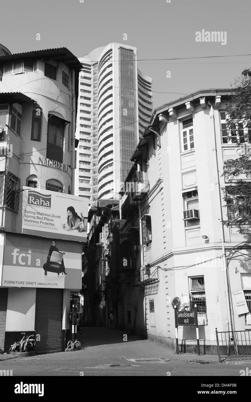 Bâtiment de l'ESB Shahid Bhagat Singh road Fort Mumbai Maharashtra Inde Asie jan 2012 Banque D'Images