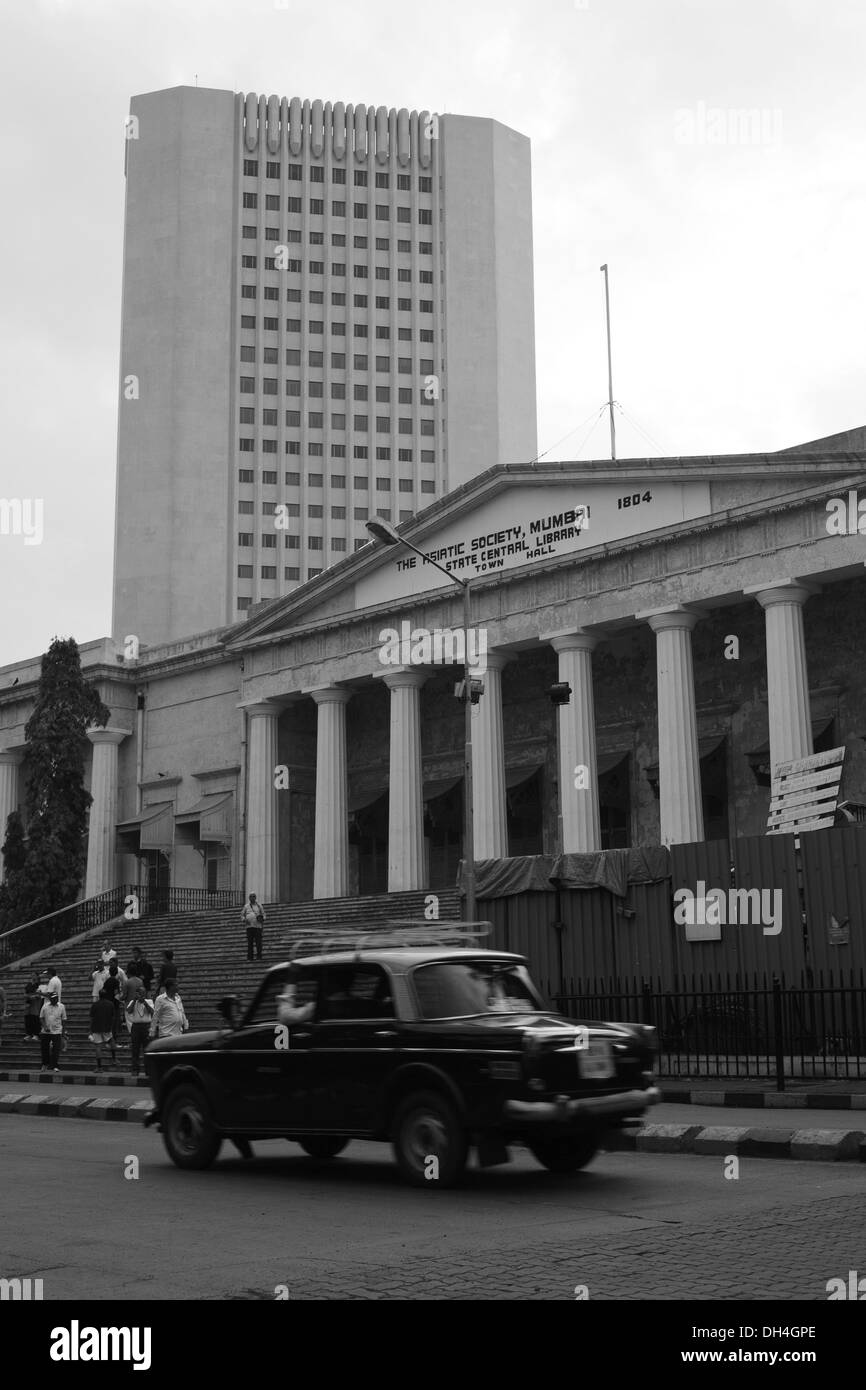 Hôtel de Ville Bâtiment RBI Asiatic Society Bibliothèque centrale de l'État de Maharashtra Mumbai Inde Asie Banque D'Images