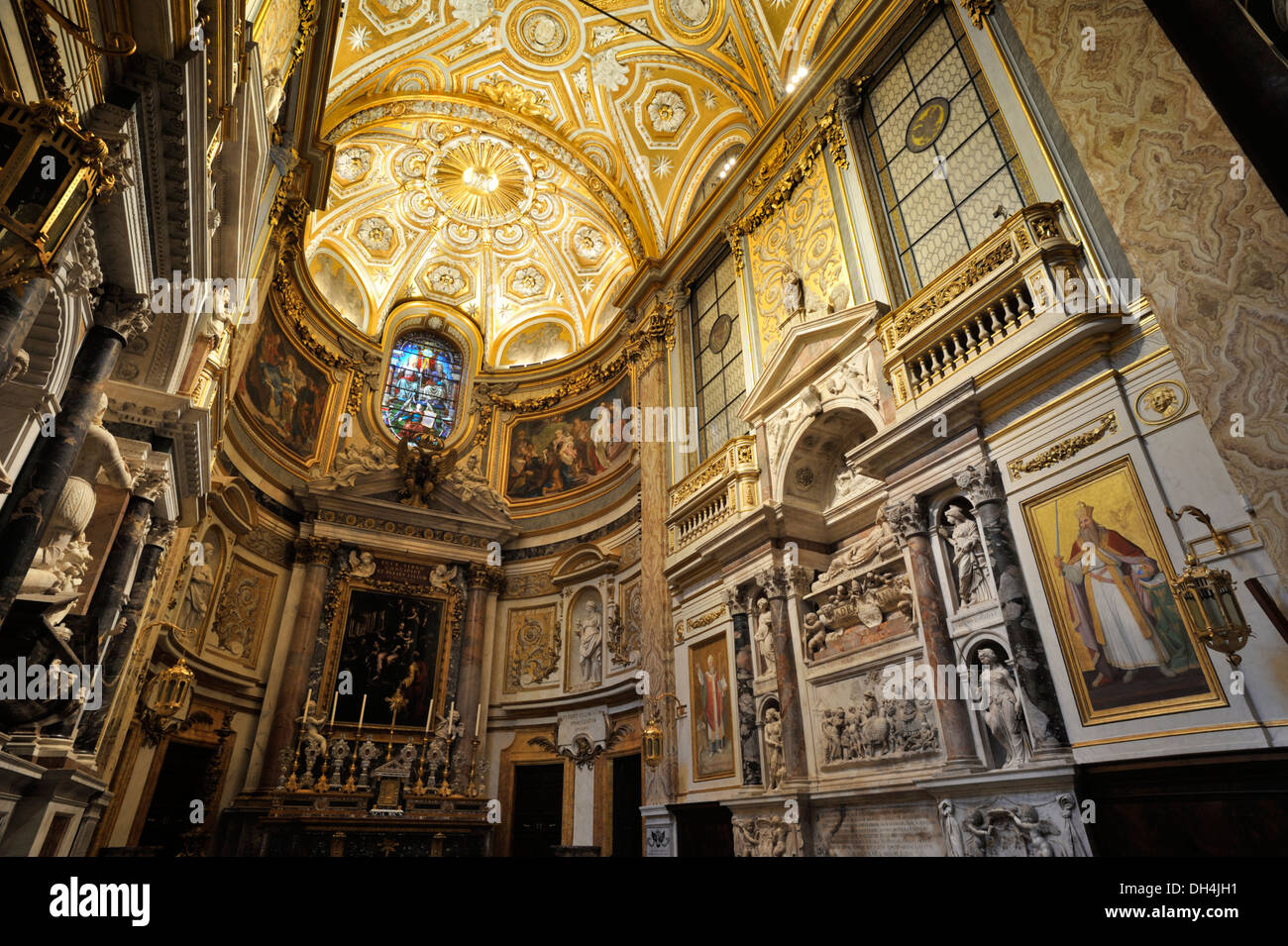 Italie, Rome, église de Santa Maria dell'Anima, abside Banque D'Images