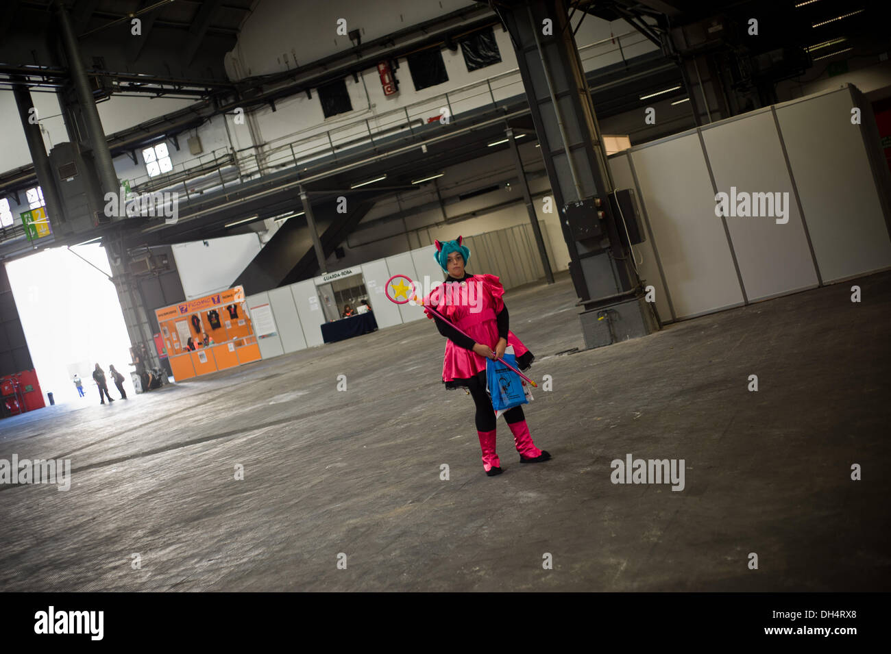 Barcelone, Espagne. 31 octobre 2013. Fille Manga en caractère à Barcelone. Salón del Manga de Barcelone est une convention de manga, anime et la culture japonaise. Crédit : Jordi Boixareu/Alamy Live News Banque D'Images