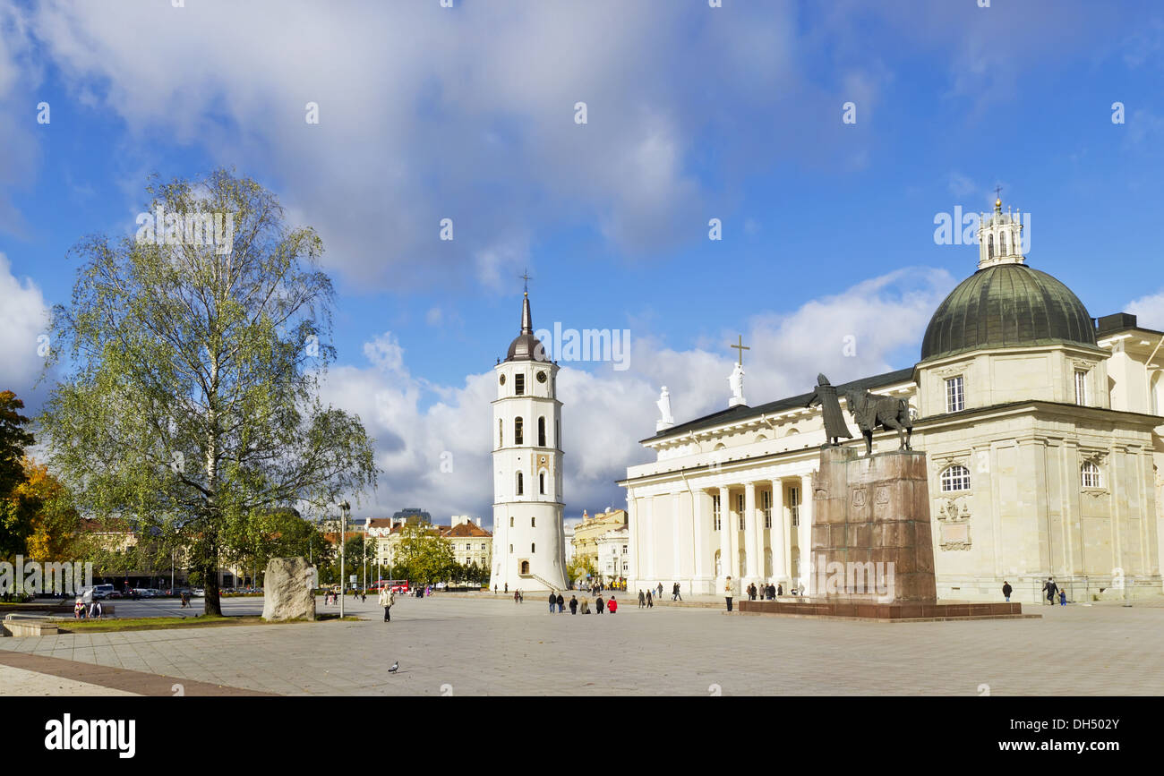 L'automne dans la ville de Vilnius Banque D'Images