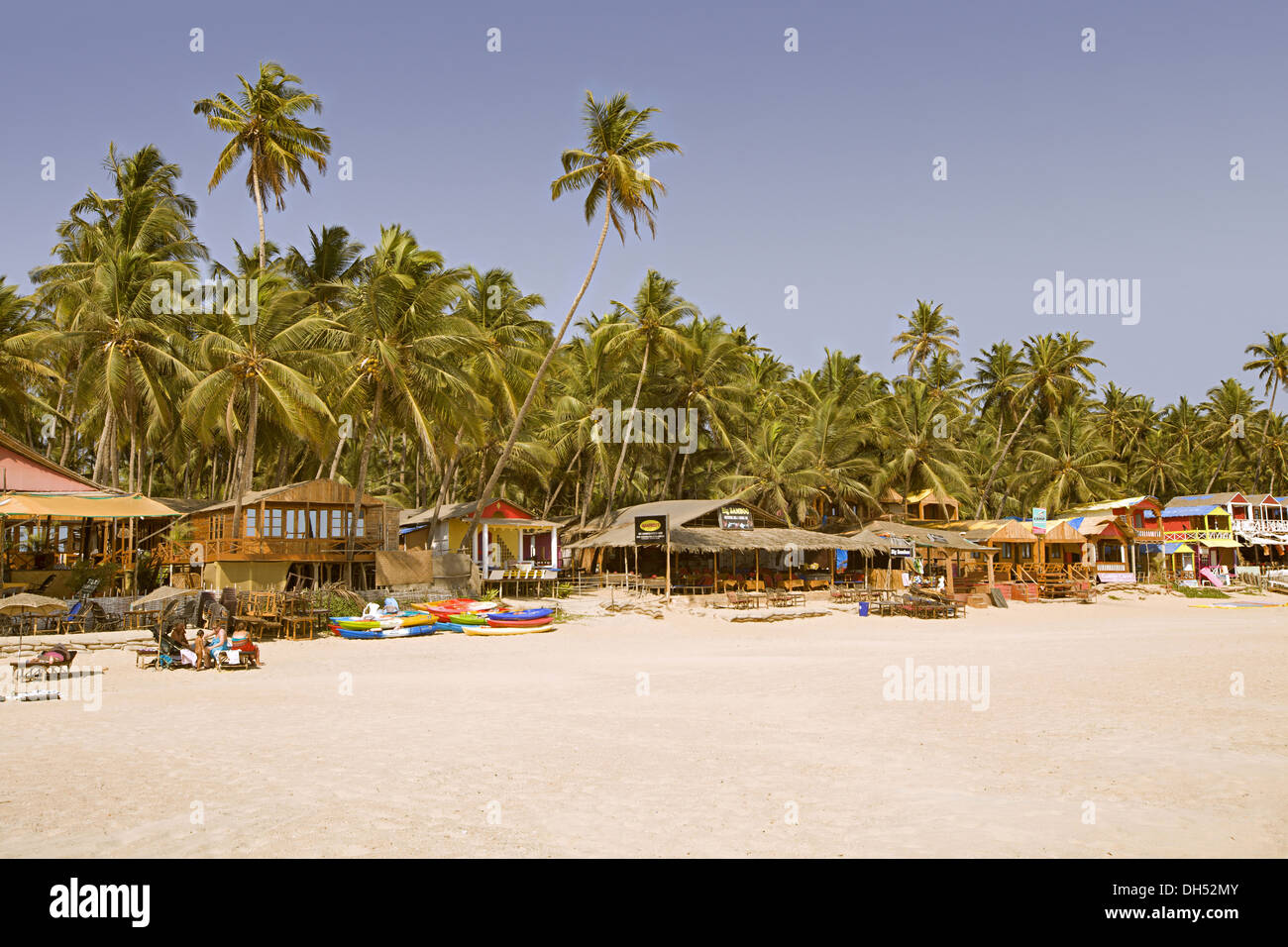 Une plage, Orissa, Inde Banque D'Images