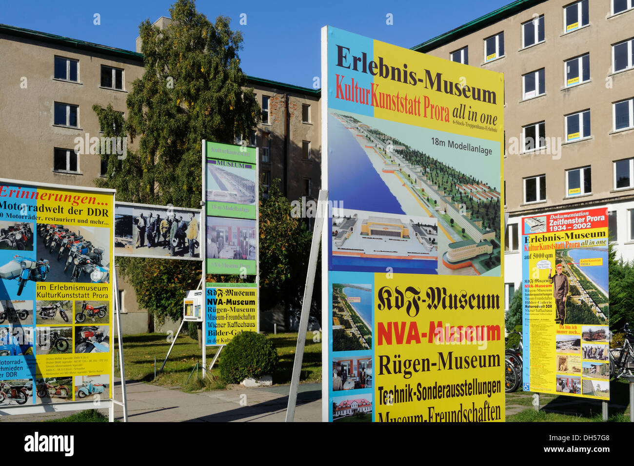 Ancien KdF-sea spa Tematec, île de Rugia (Ruegen) Mecklenburg-Hither Occidentale, Allemagne Banque D'Images