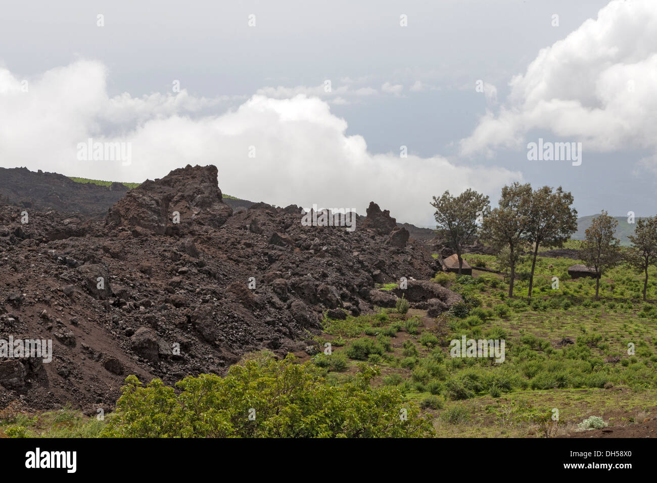 CHA das Caldeiras, île de Fogo, Cap-Vert Banque D'Images