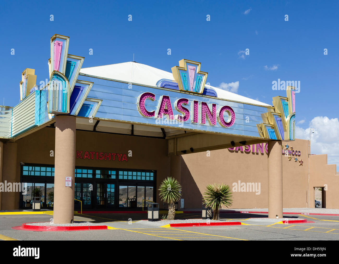 Native American Casino à San Felipe Pueblo, au nord d'Albuquerque, New Mexico, USA Banque D'Images
