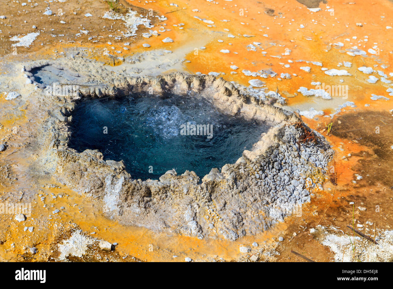 Le Parc National de Yellowstone, Chinese Spring en haut Geyser basin, Wyoming Banque D'Images