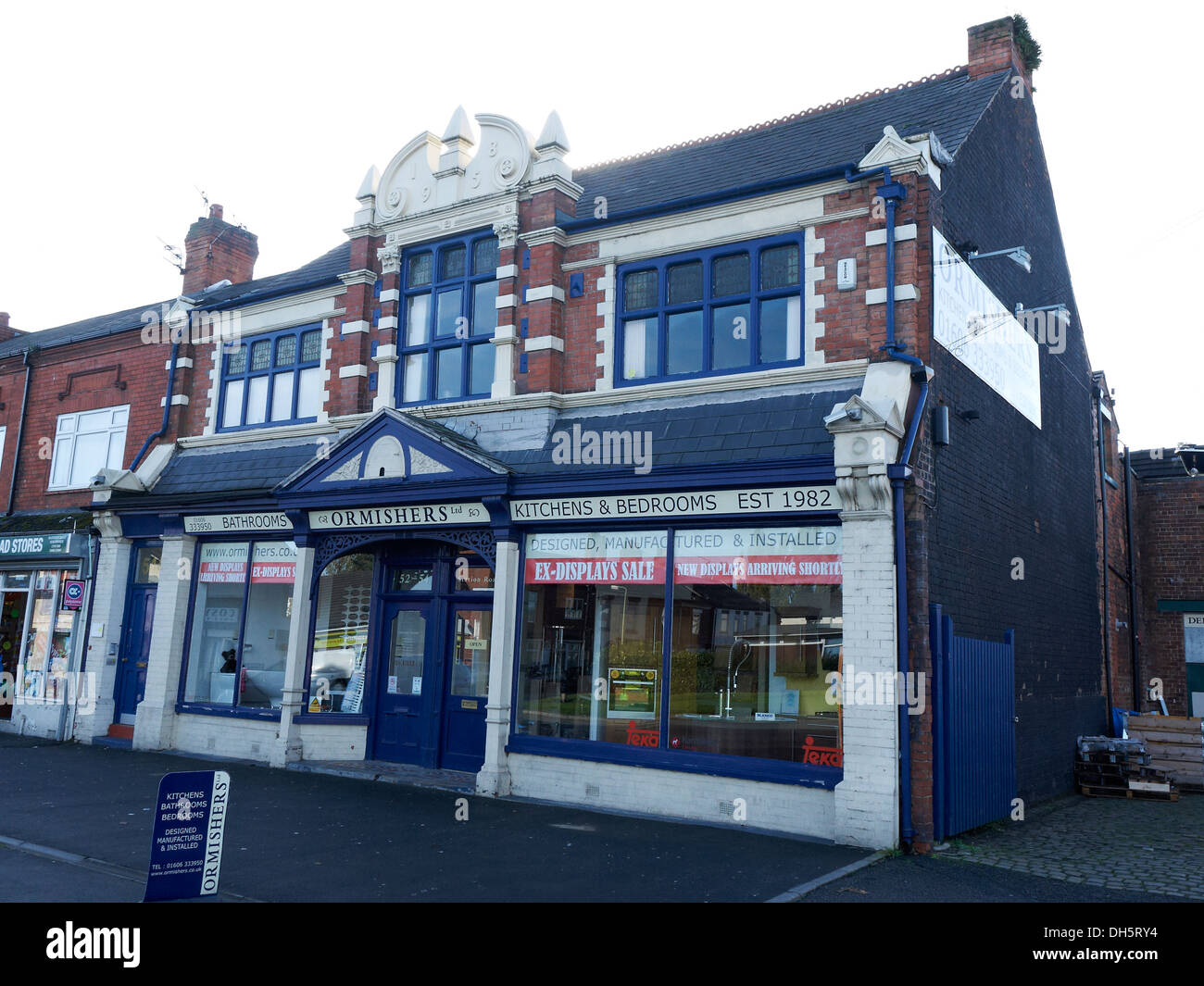 Ormishers shop à Northwich Cheshire UK Banque D'Images