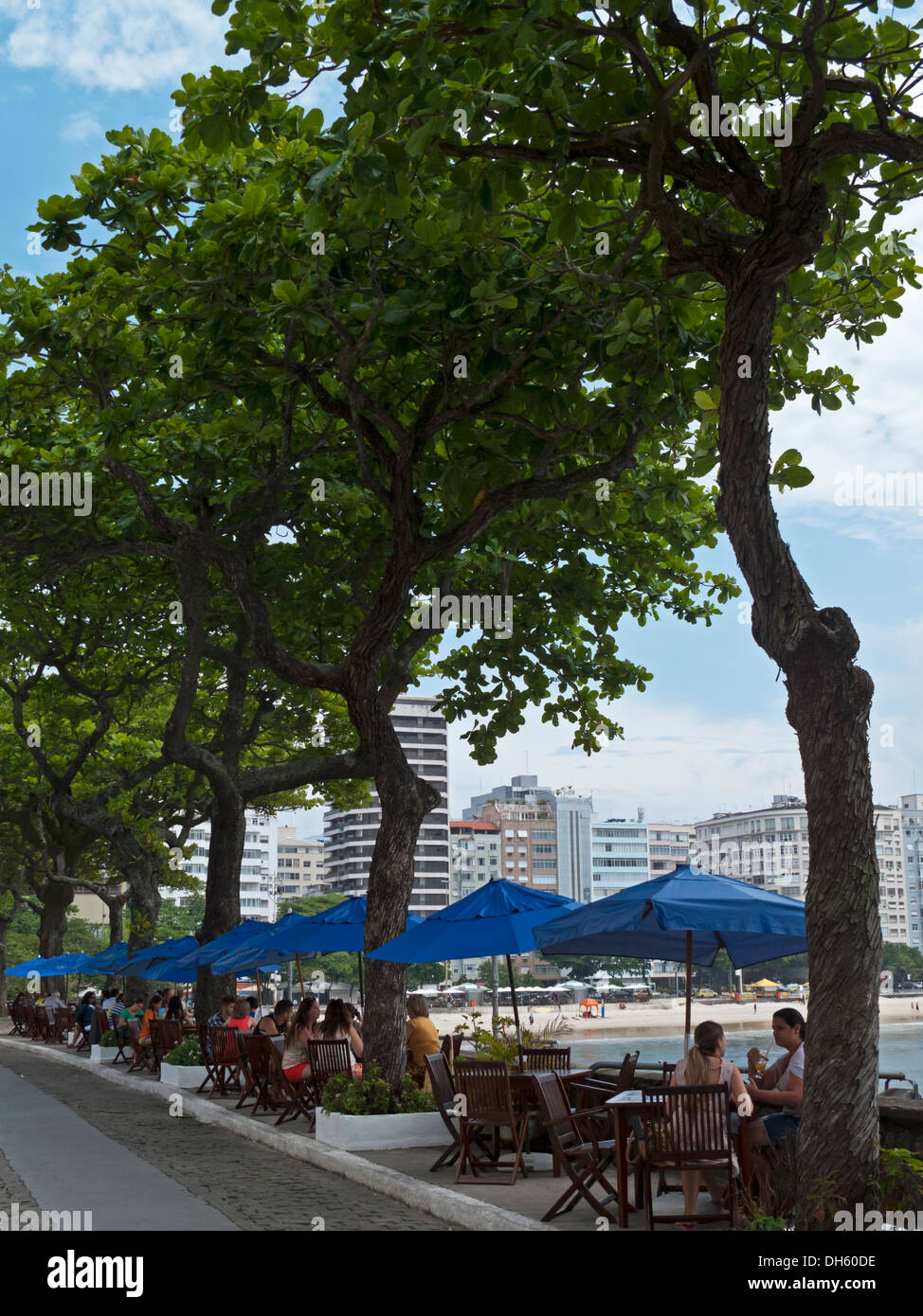 Forte de Copacabana Rio de Janeiro Brésil Cafe Banque D'Images