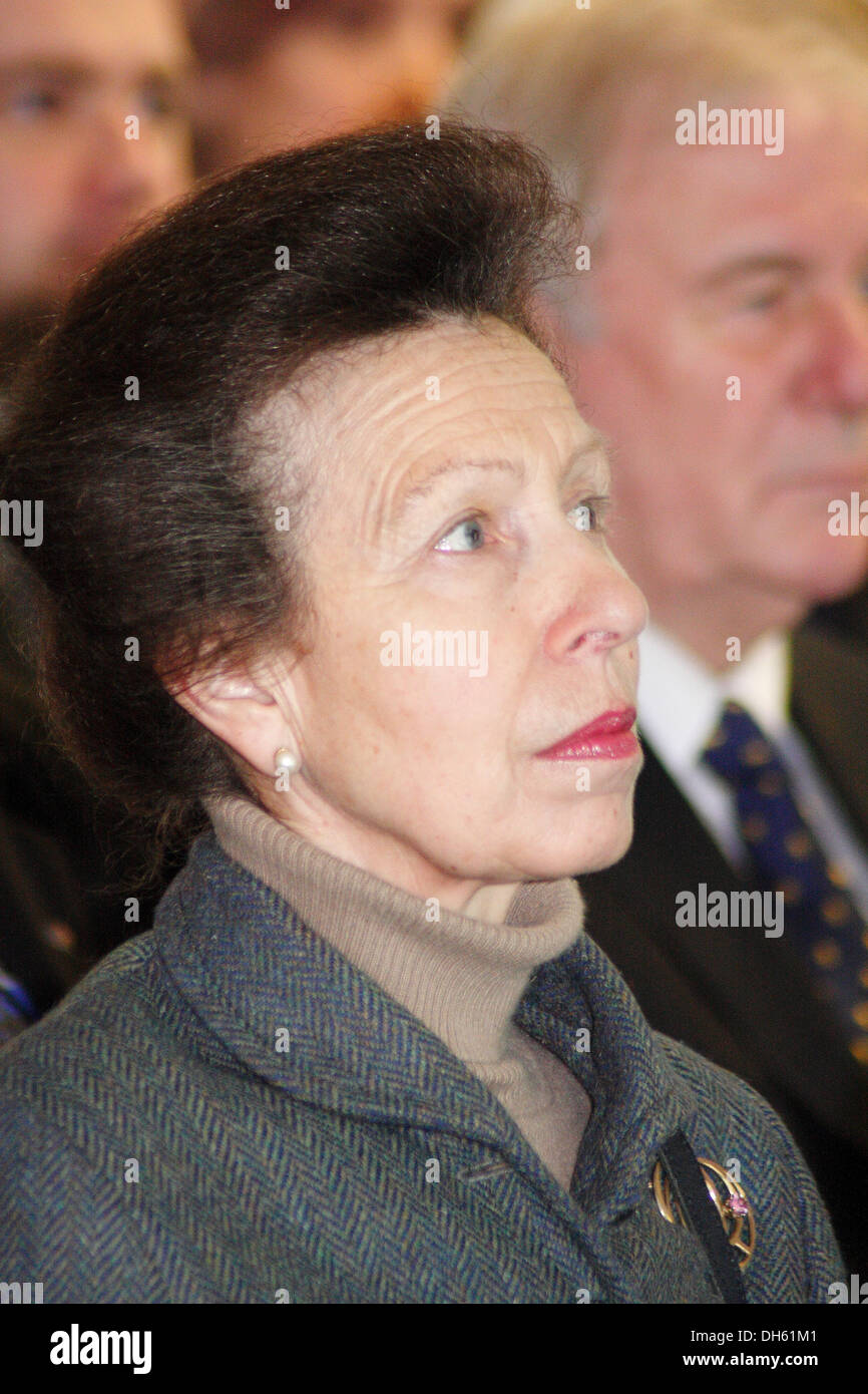 La princesse Anne, la Princesse Royale visites Sheffield, South Yorkshire, UK, 2012. Banque D'Images