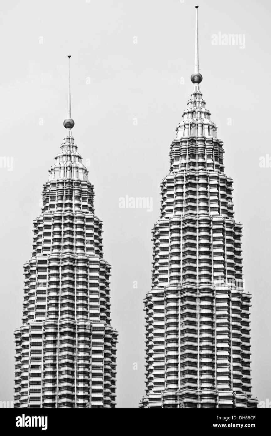 Les Tours Petronas, Kuala Lumpur, Malaisie, en Asie du sud-est Banque D'Images
