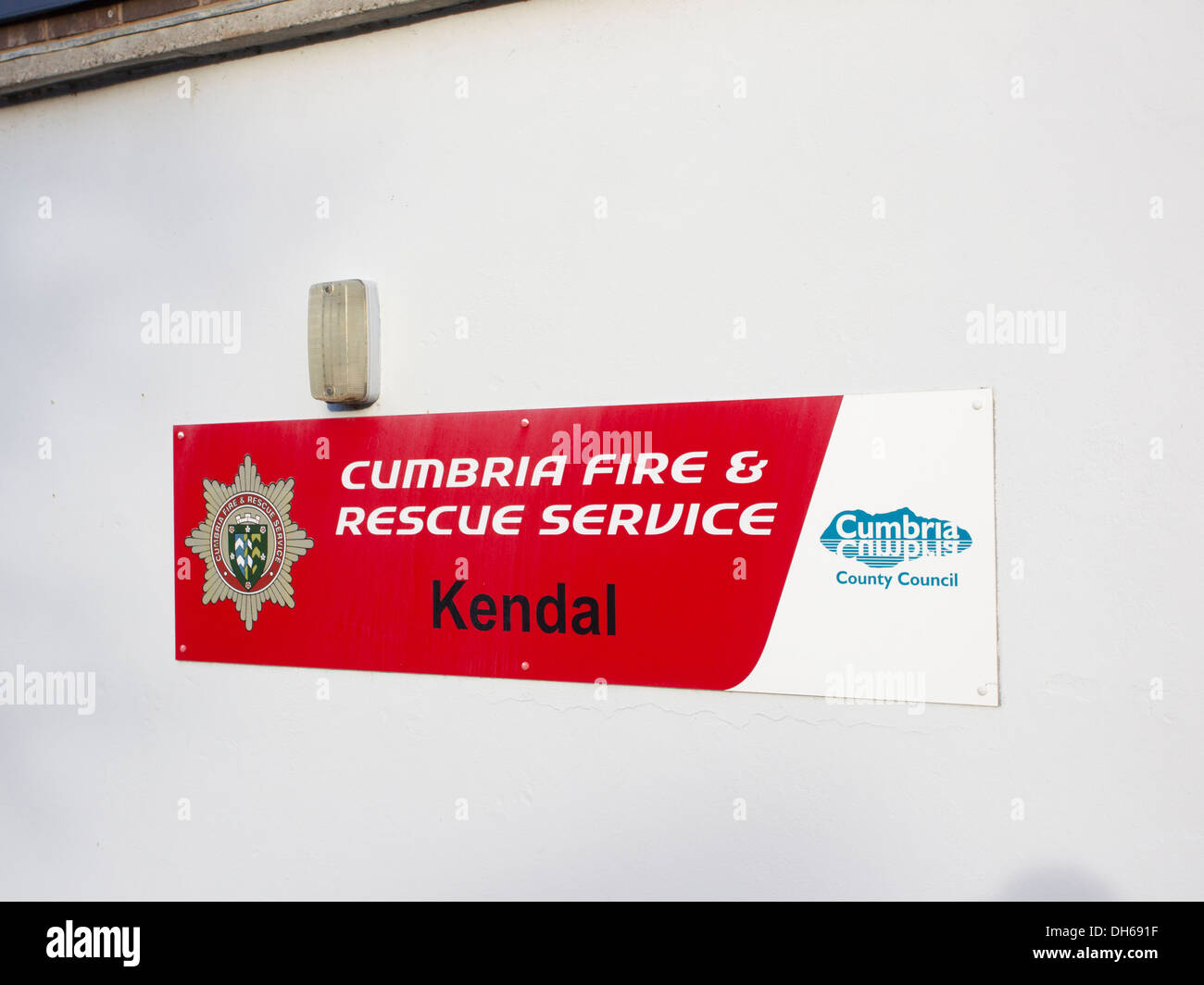 Service d'incendie et de sauvetage de Cumbria Kendal head quarters AC Banque D'Images