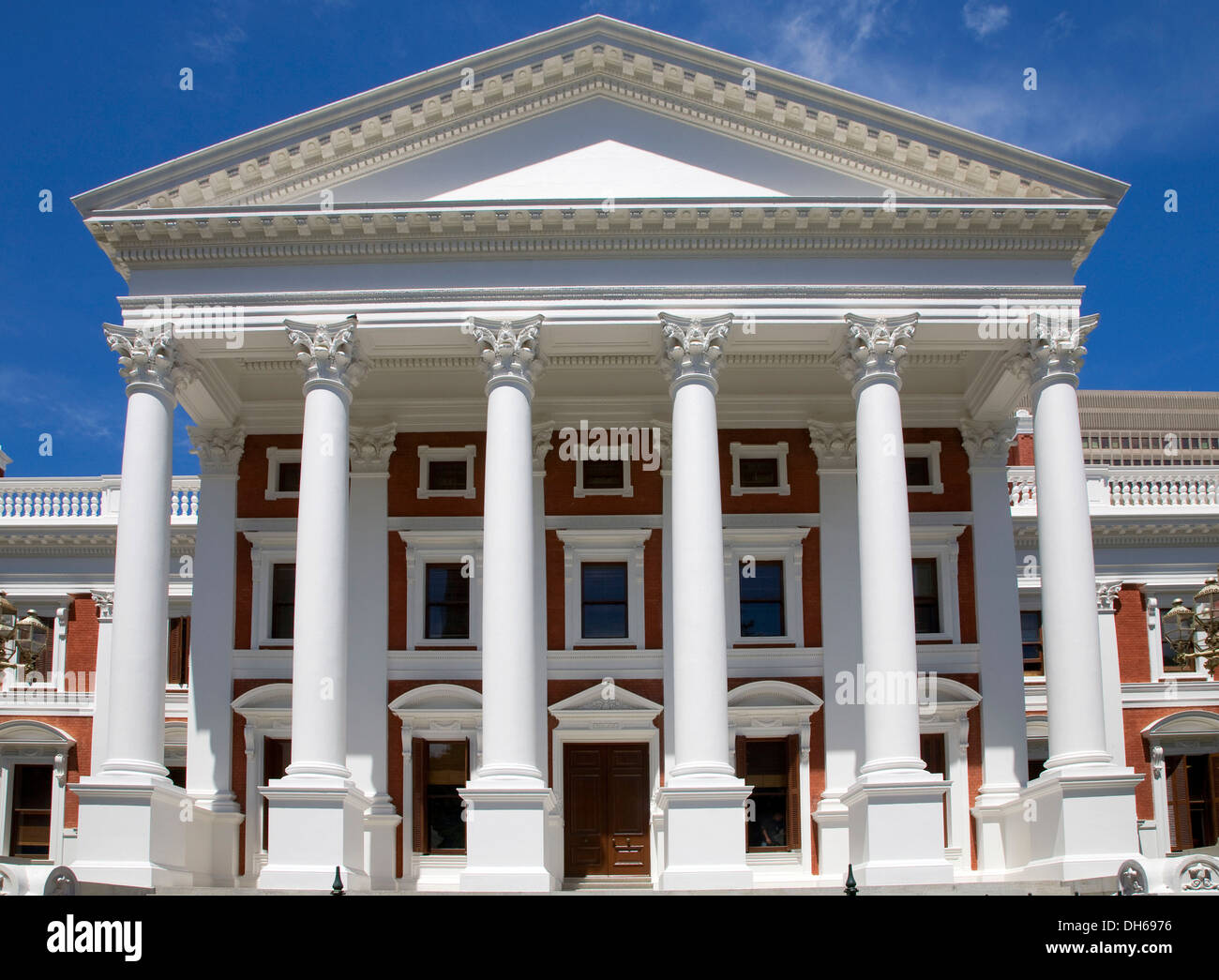 Chambres du Parlement, le Parlement de style colonial victorien, Cape Town, Afrique du Sud, l'Afrique Banque D'Images