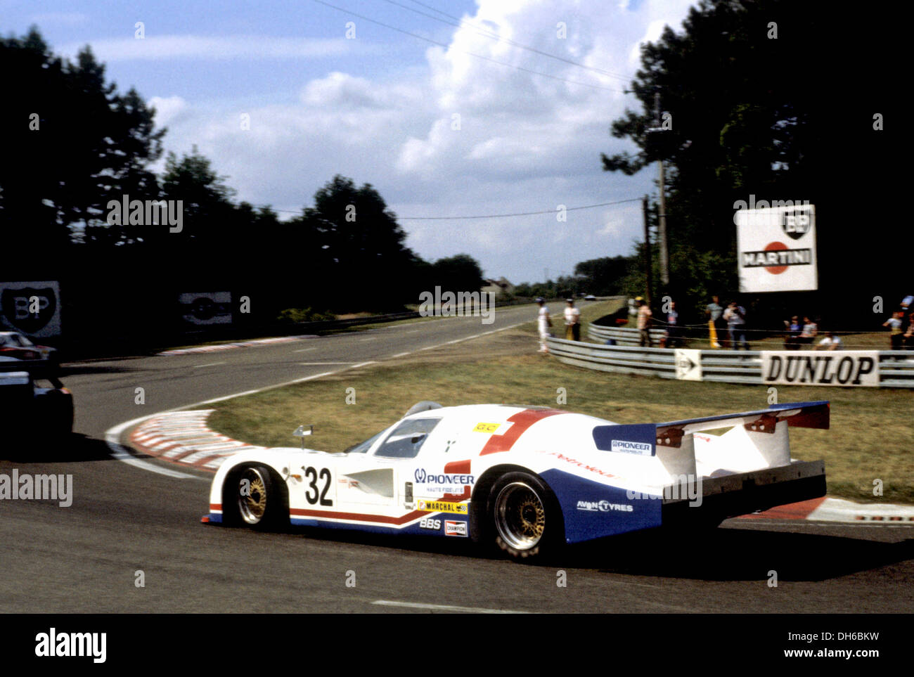 Ray Mallock-Mike du saumon Nimrod Aston Martin Racing au Mans, France 1982. Banque D'Images