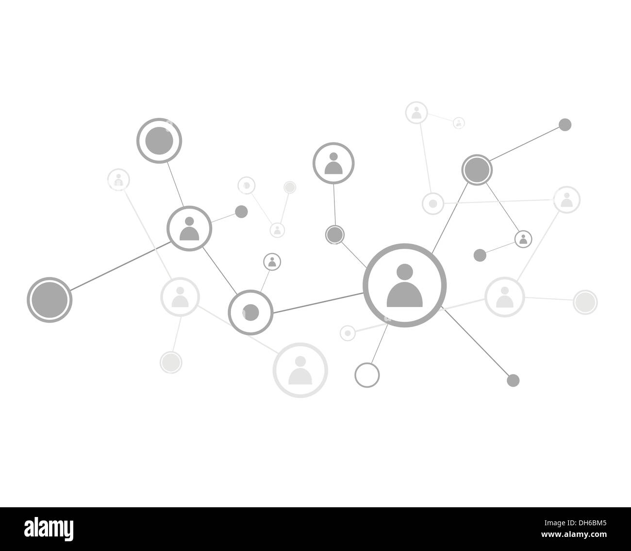 Rapport humain Banque D'Images