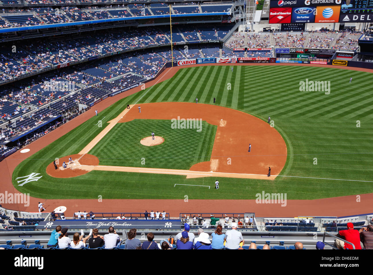 Le Yankee Stadium, Bronx, New York, USA. Banque D'Images