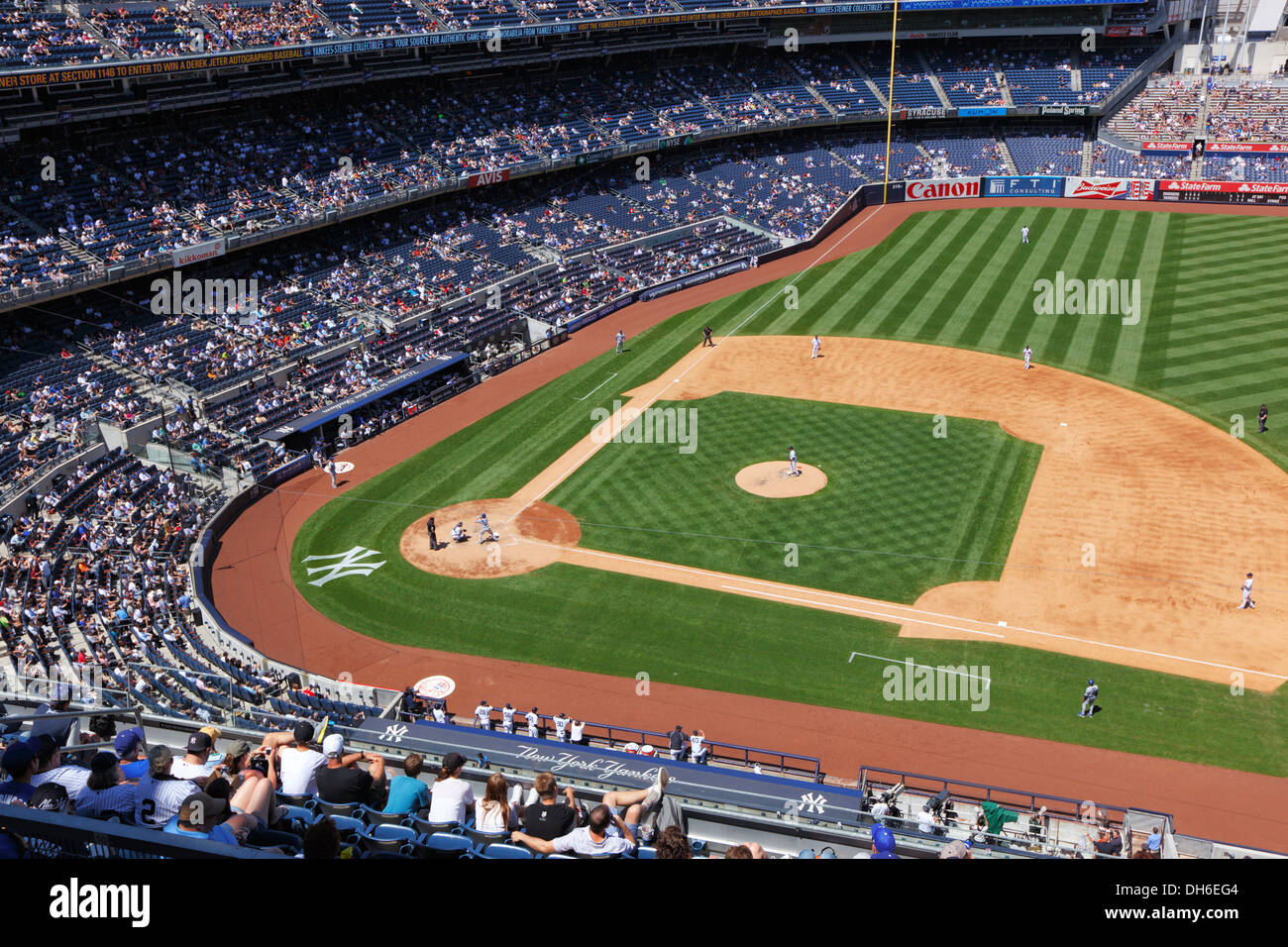 Le Yankee Stadium, Bronx, New York, USA. Banque D'Images